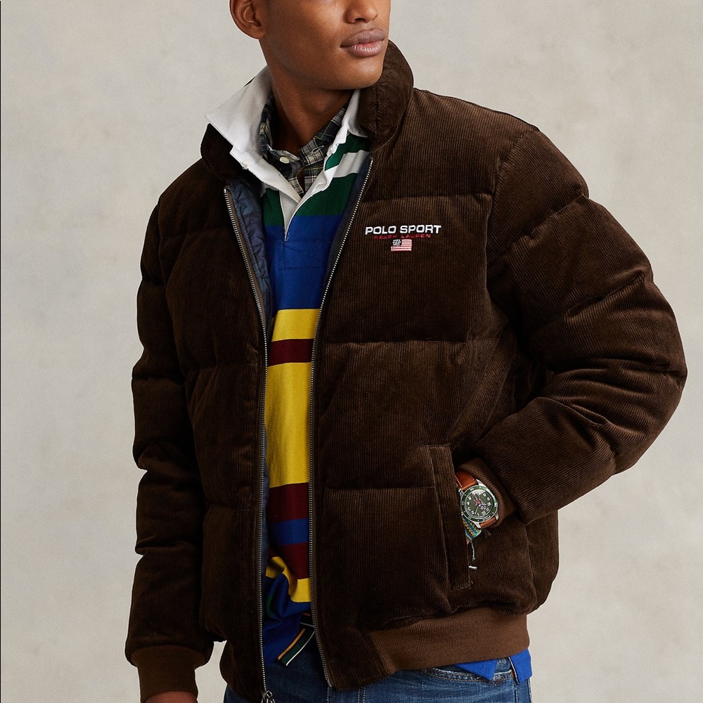 Polo sport Ralph Lauren corduroy down jacket